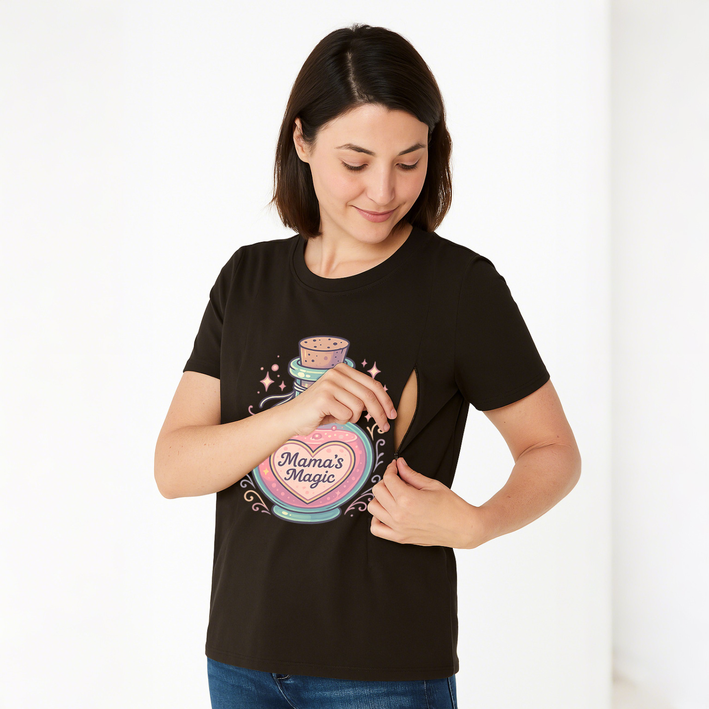 I Make Milk T-Shirt | Nursing-Friendly Top for New Moms