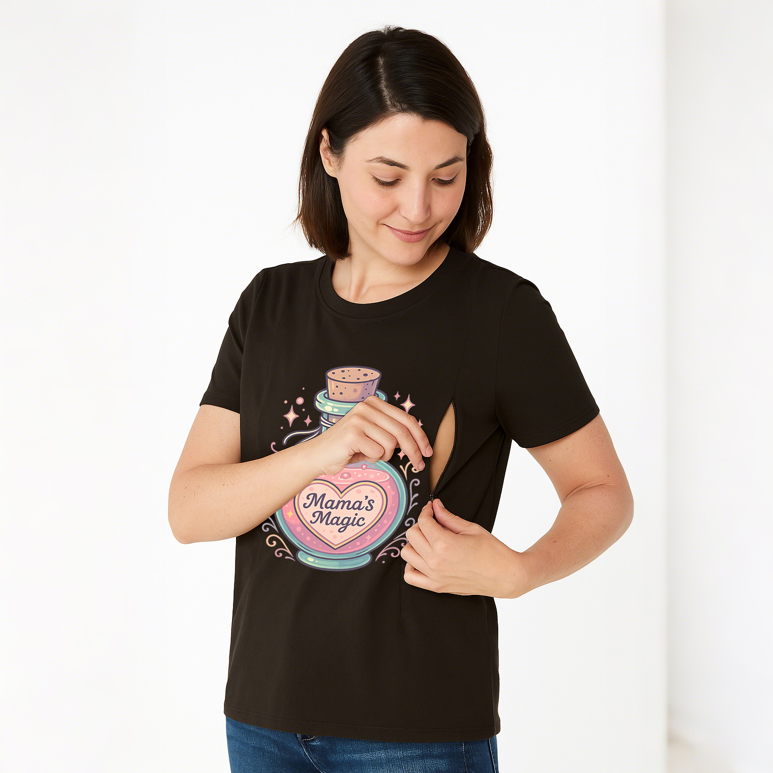 I Make Milk T-Shirt | Nursing-Friendly Top for New Moms
