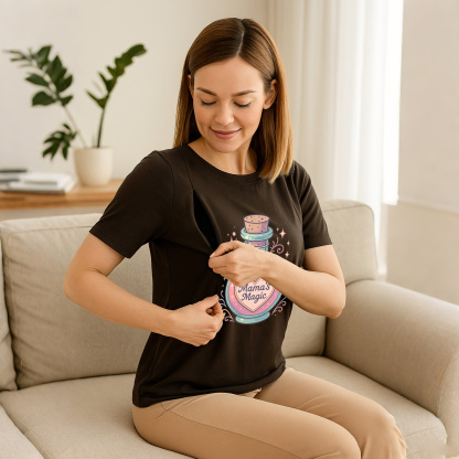 I Make Milk T-Shirt | Nursing-Friendly Top for New Moms