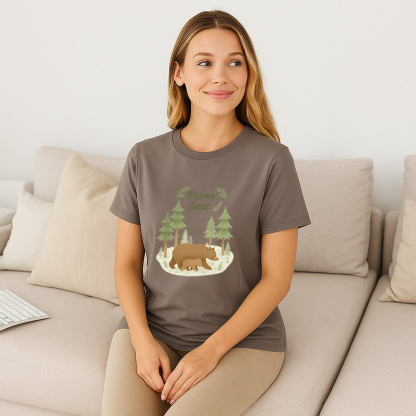 Mama Bear Graphic Tee for Nursing | Hidden Zippers | So | brand