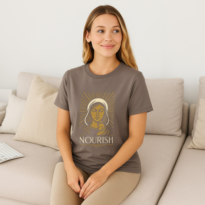 Easy Access Nursing Shirt | Nourish Graphic Tee | For N | brand
