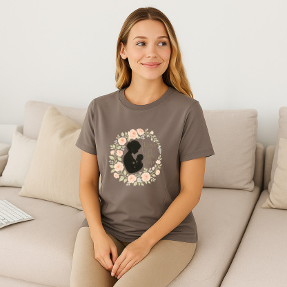 Discreet Nursing Tee | "Love at First Sip" Slogan | Eas | brand
