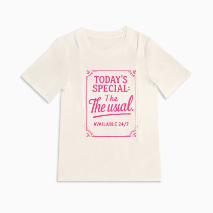 24/7 Diner Graphic Tee for Moms | Hidden Zipper Nursing Access