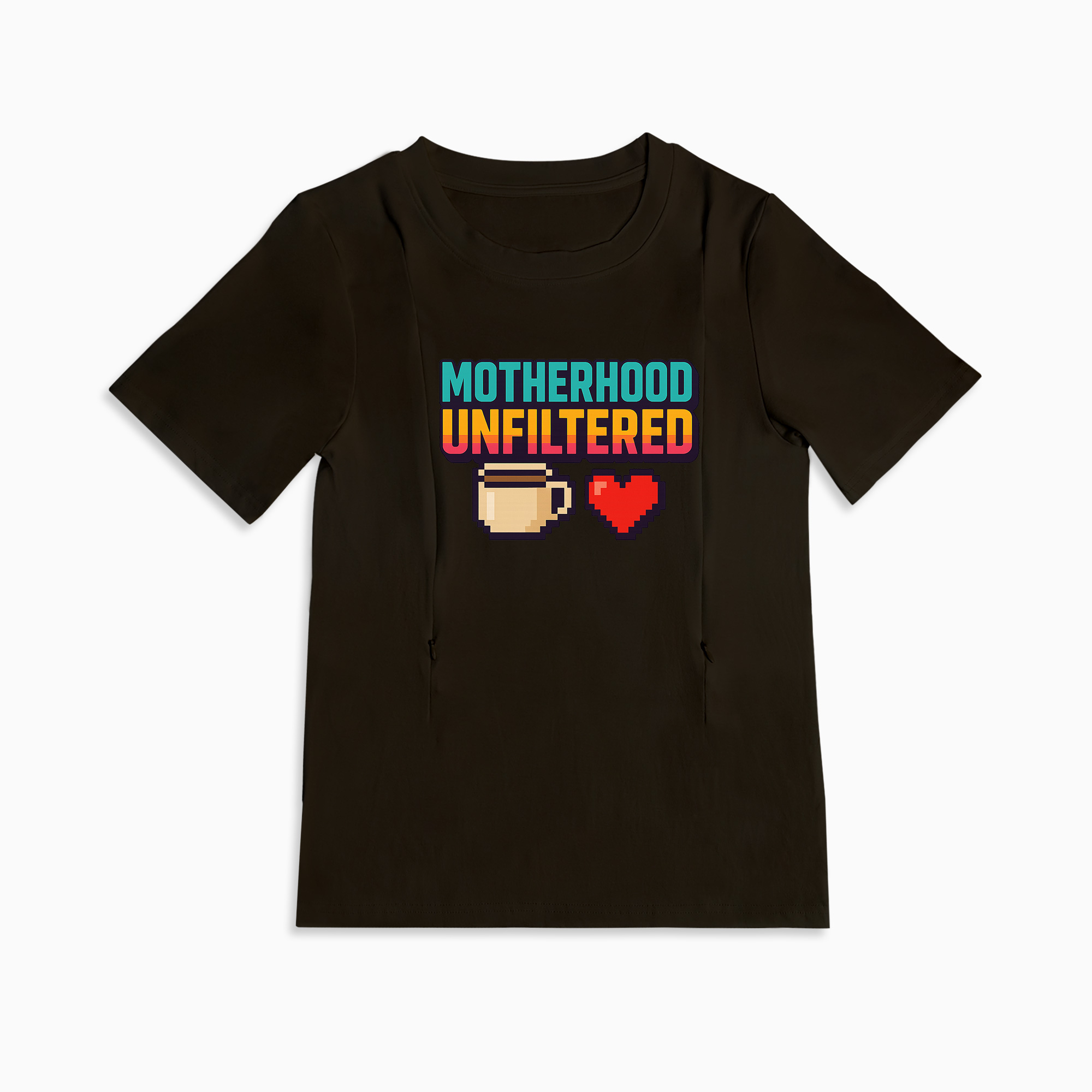 Easy Access Nursing Tee | Motherhood Unfiltered | Soft Cotton