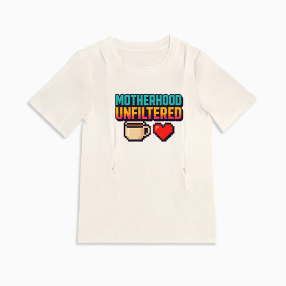 Easy Access Nursing Tee | Motherhood Unfiltered | Soft Cotton