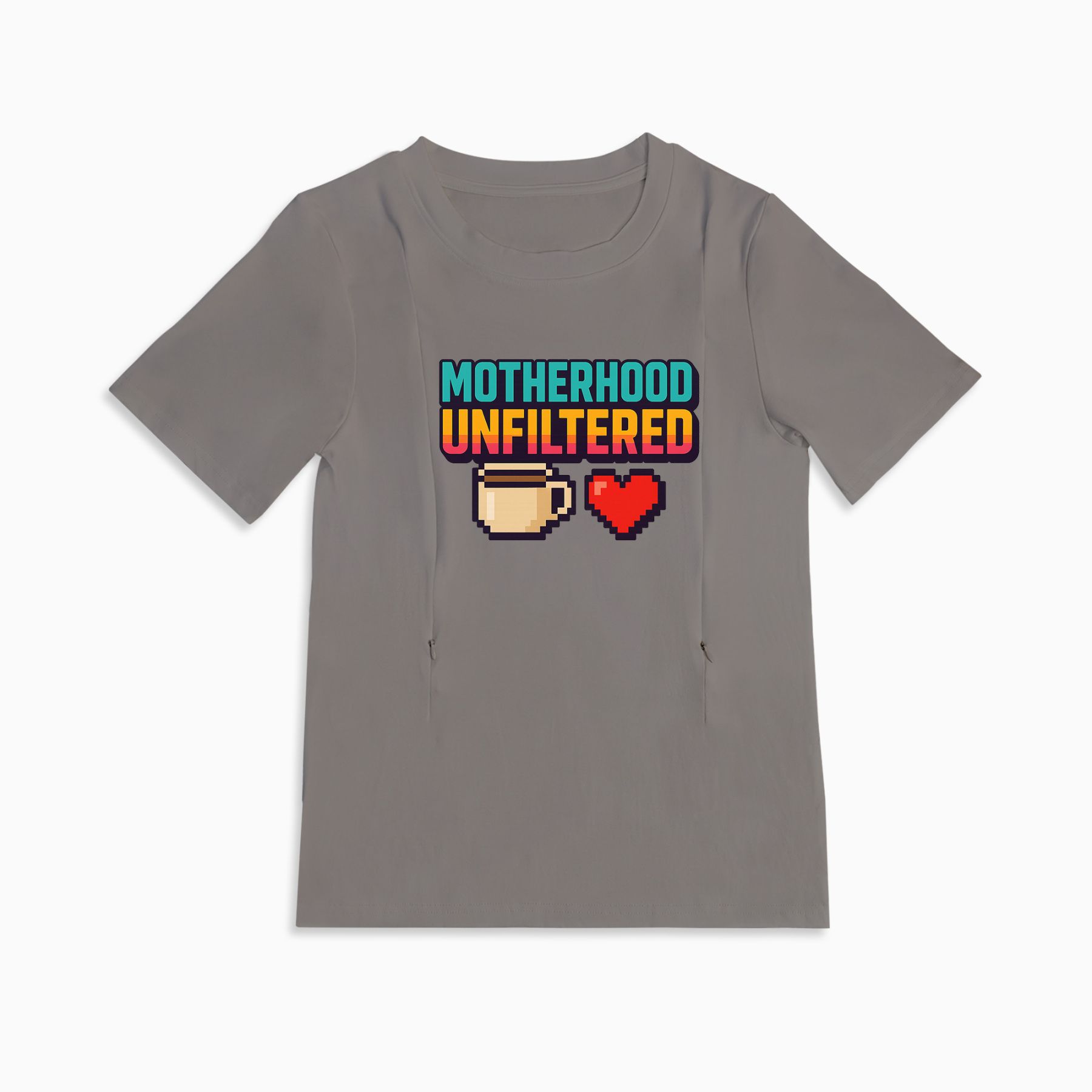 Easy Access Nursing Tee | Motherhood Unfiltered | Soft Cotton