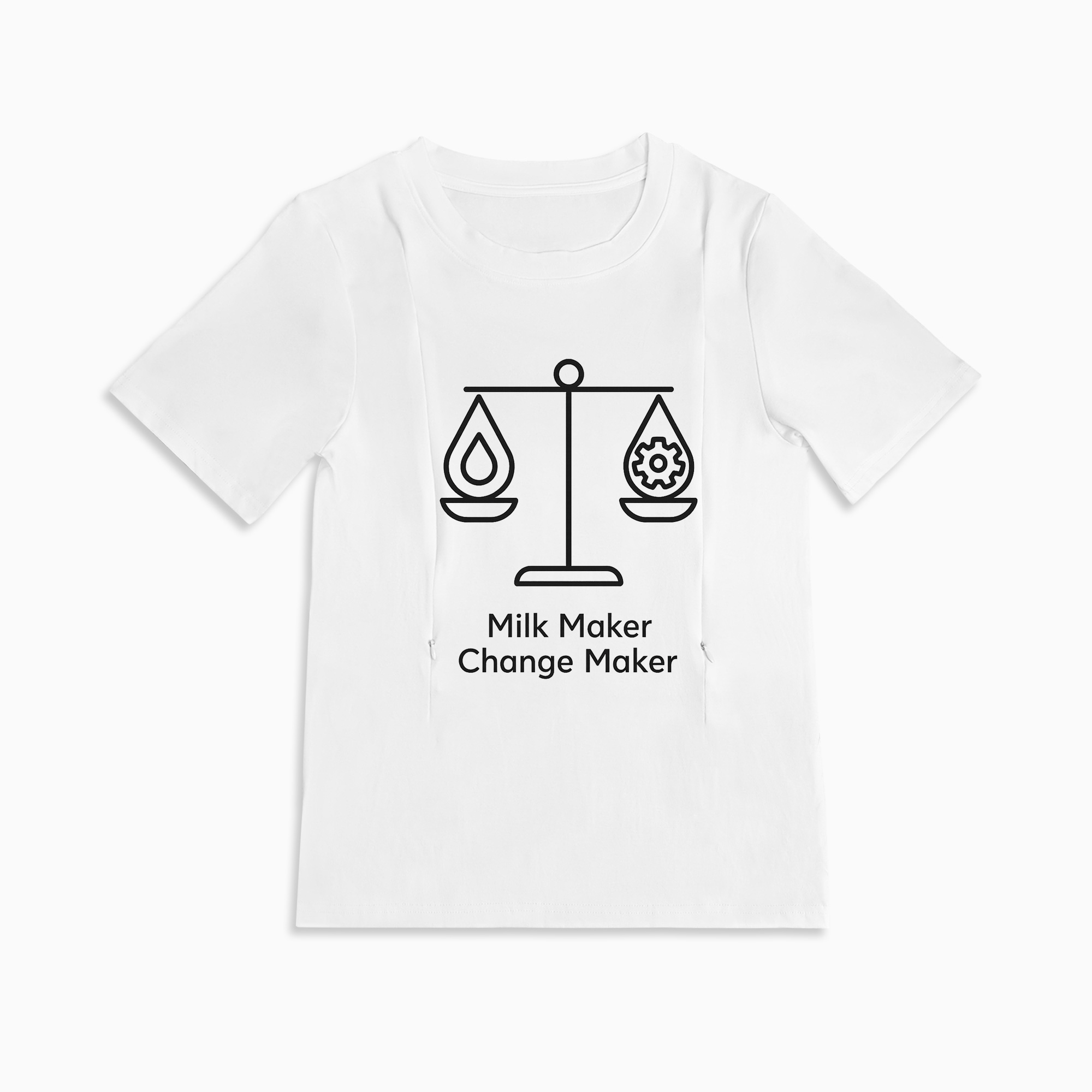 Postpartum Essential | Milk Maker & Change Maker Zipper Nursing Top