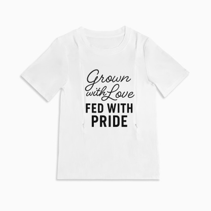 Grown with Love Nursing Top | Easy Breastfeeding Access with Zippers