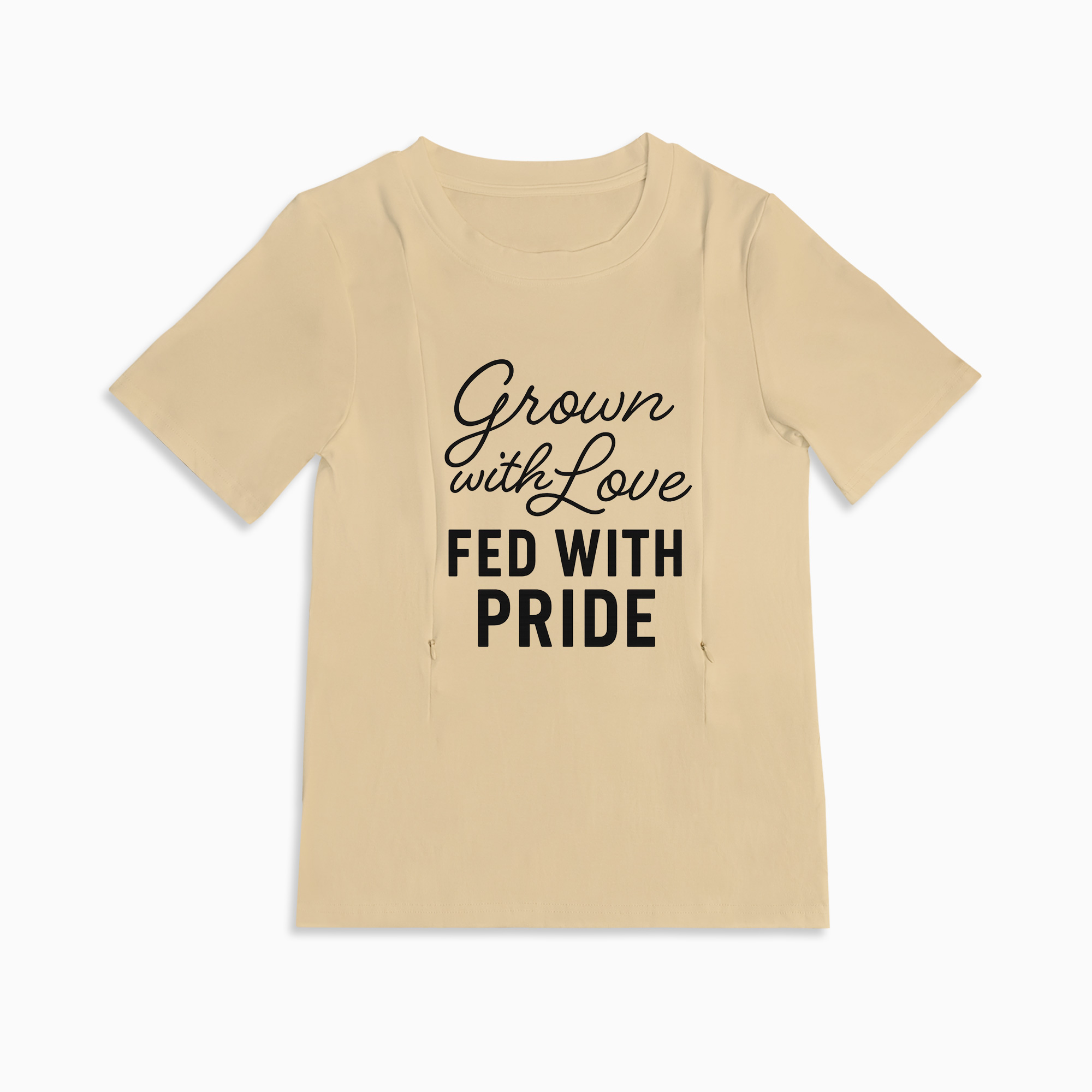 Grown with Love Nursing Top | Easy Breastfeeding Access with Zippers