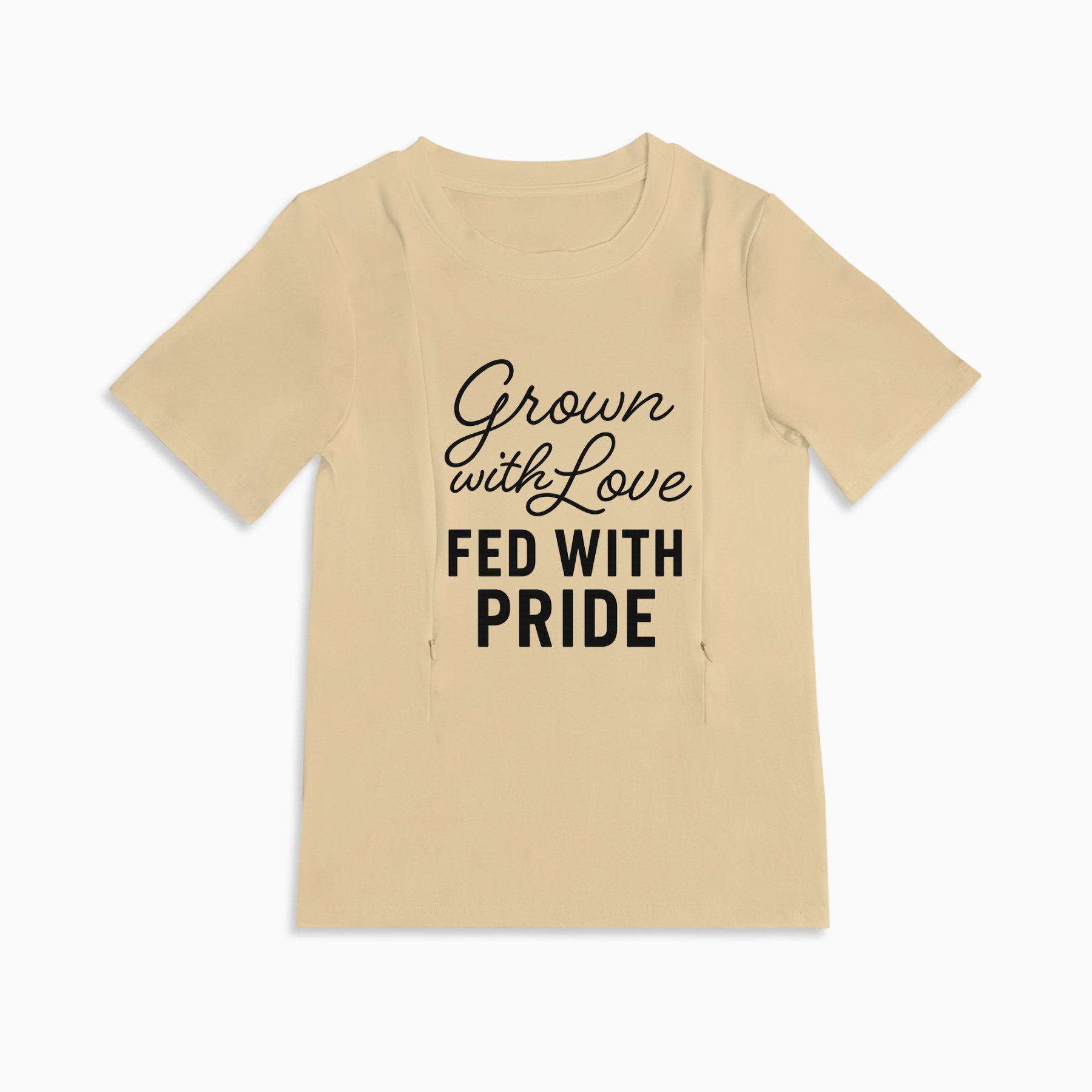 Grown with Love Nursing Top | Easy Breastfeeding Access with Zippers