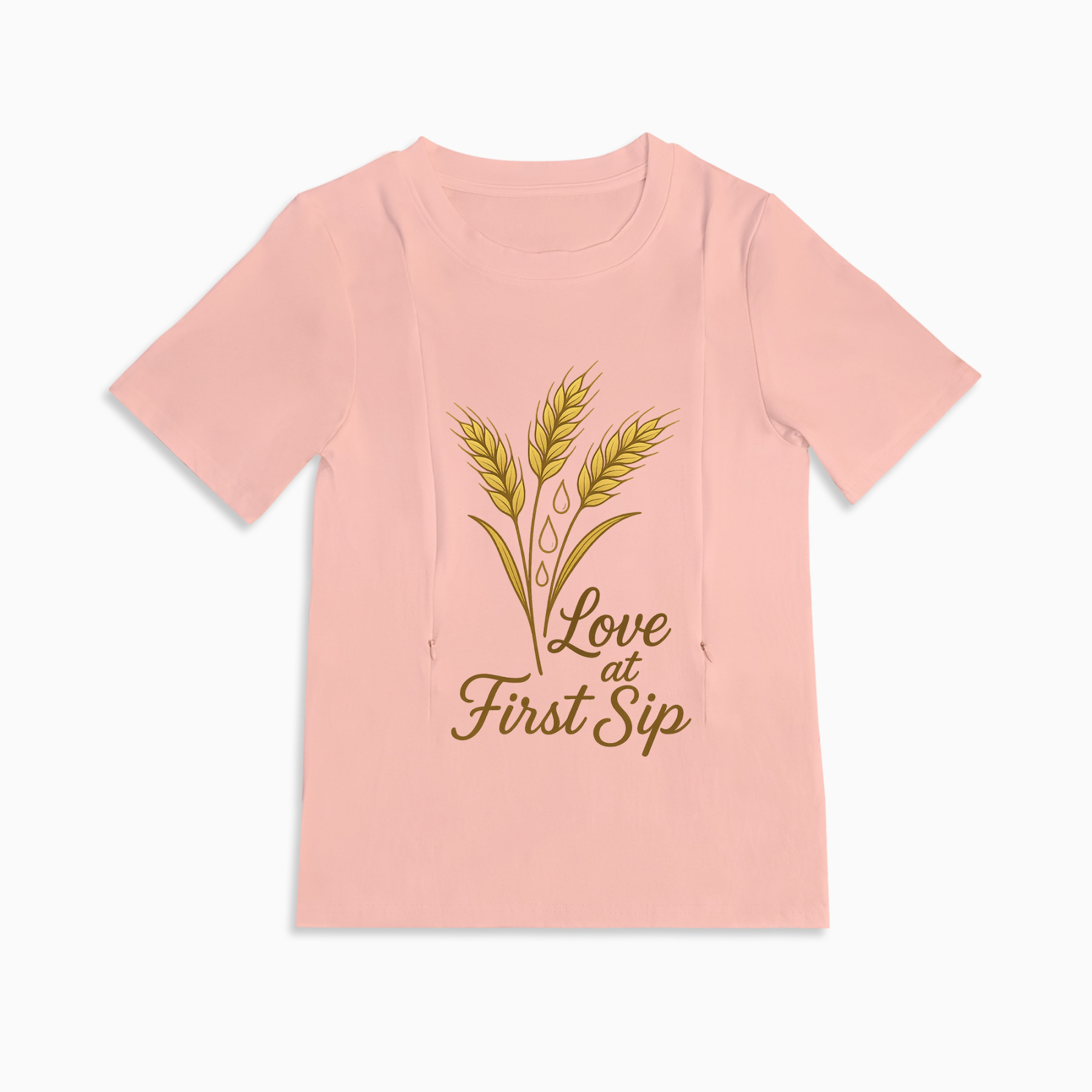 "Love at First Sip" Nursing Top | Effortless Breastfeeding Access