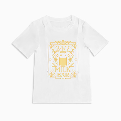 Funny Nursing Tee for Moms | 24/7 Milk Bar - No Closing Time