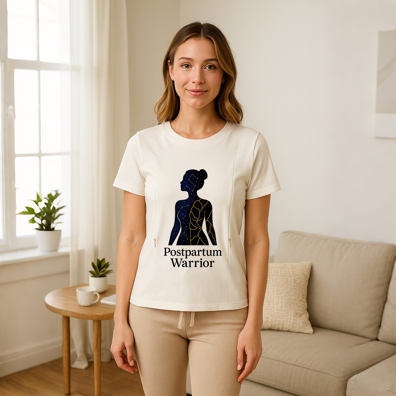 Nursing Wear for Strong Mamas | Postpartum Warrior T-Shirt