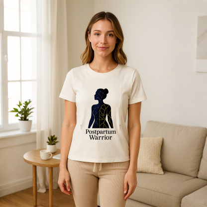 Nursing Wear for Strong Mamas | Postpartum Warrior T-Shirt