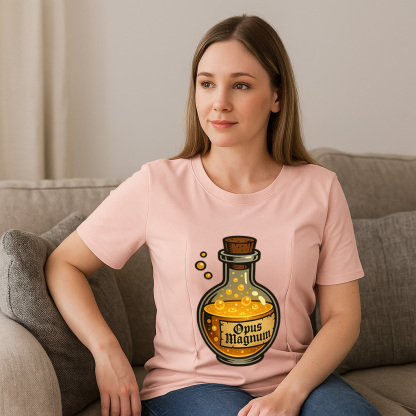 Liquid Gold Inside Tee | The Perfect Funny Zippered Nur | brand