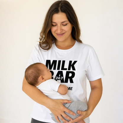 Postpartum T-Shirt for Nursing | 24/7 Milk Bar | Zipper | brand