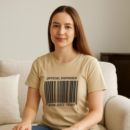 Postpartum T-Shirt for Nursing | Boob Juice Dispenser | | brand
