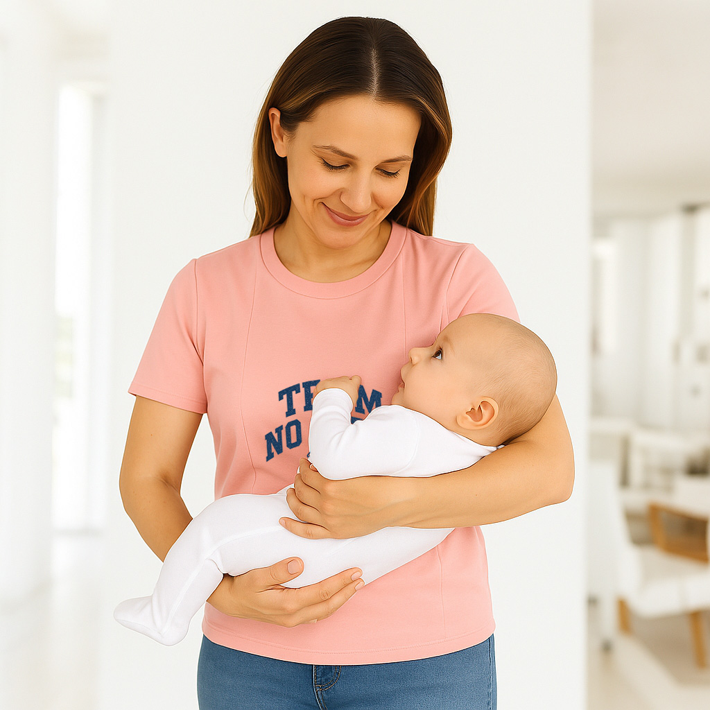 Side Zip Nursing Top | Funny "24/7 Diner" | Postpartum  | totkeeps