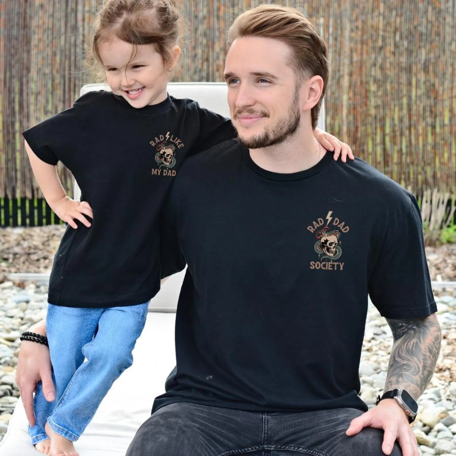 Father'S Day Family Matching T Shirt Rad Dad Society fathers day gift