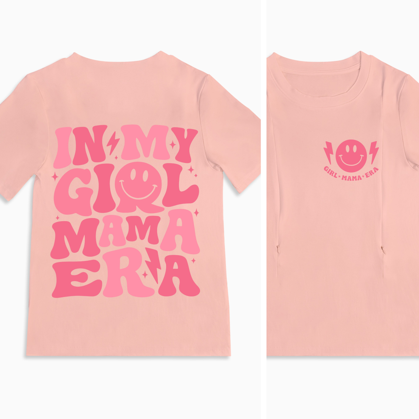 Mom Breastfeeding Nursing T-Shirt - GIRL.MAMA.ERA