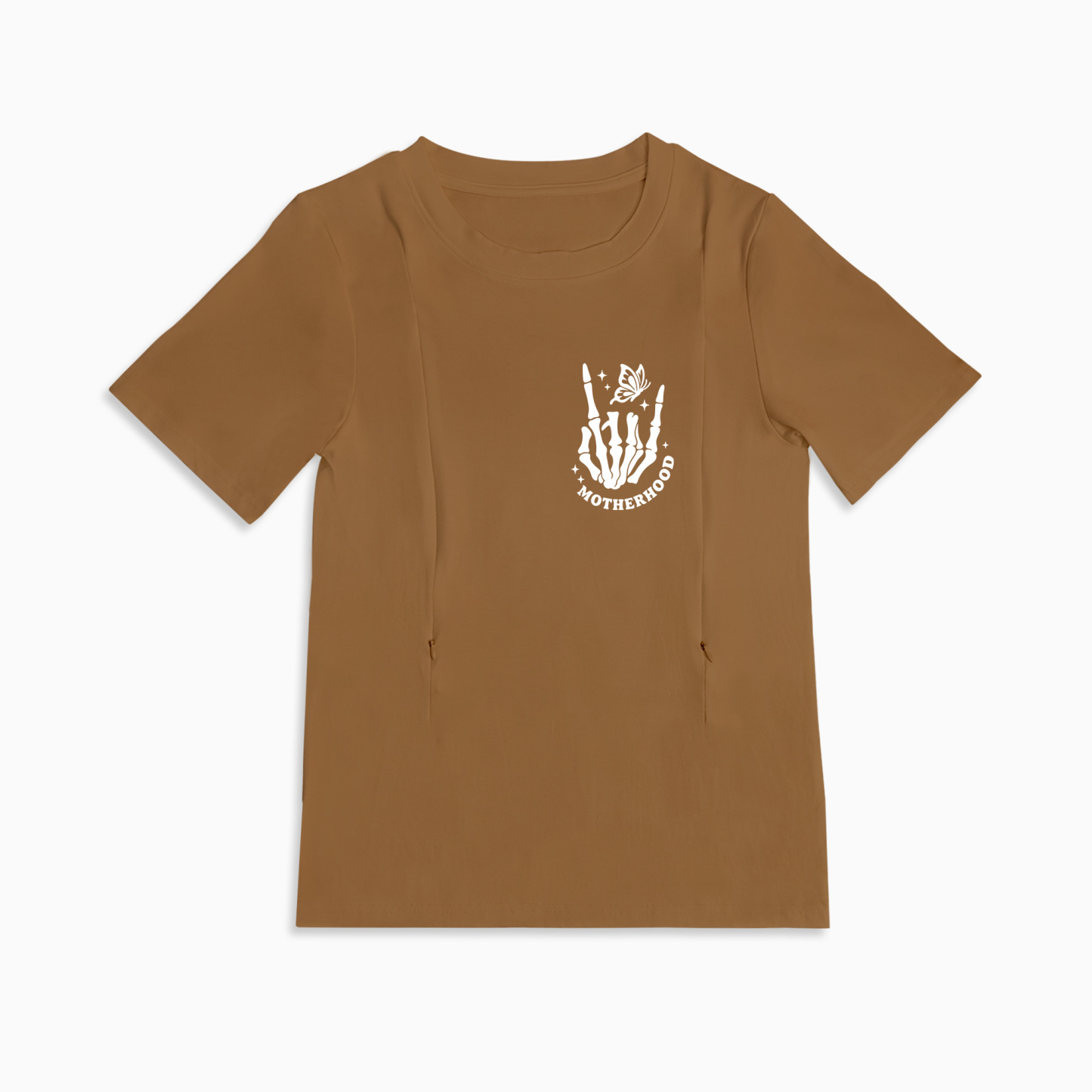 Mom Breastfeeding Nursing T-Shirt - Motherhood Sometimes I Rock It Sometimes It Rocks Me