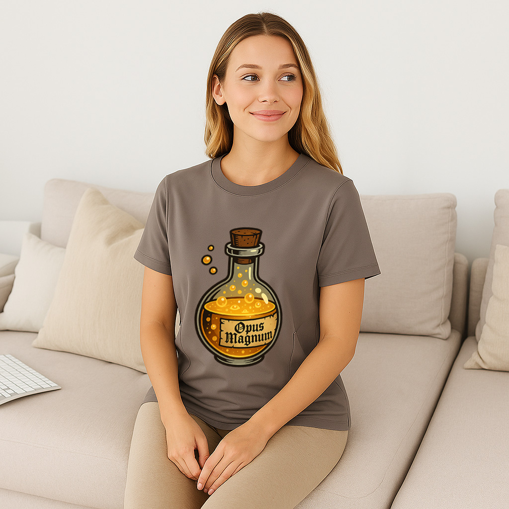 Liquid Gold Inside Tee | The Perfect Funny Zippered Nur | brand