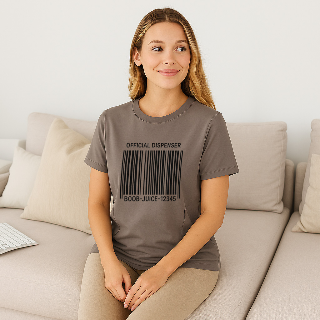 Postpartum T-Shirt for Nursing | Boob Juice Dispenser | | brand