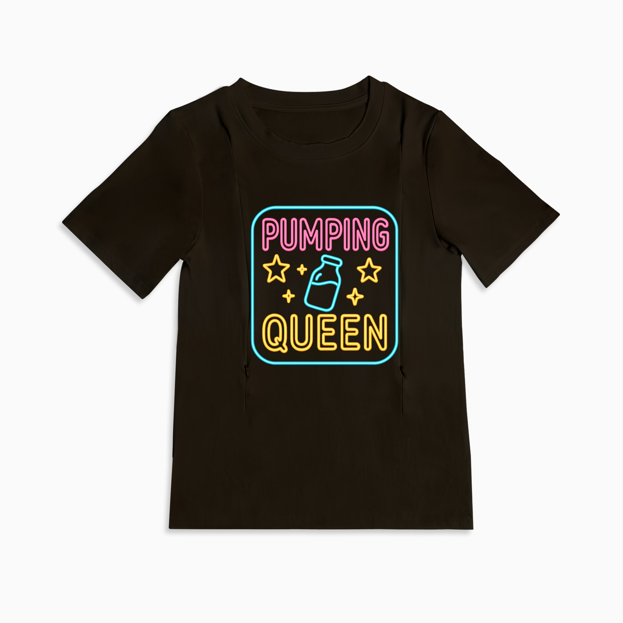 Postpartum Pumping Top | Pumping Queen Slogan | 95% Cotton