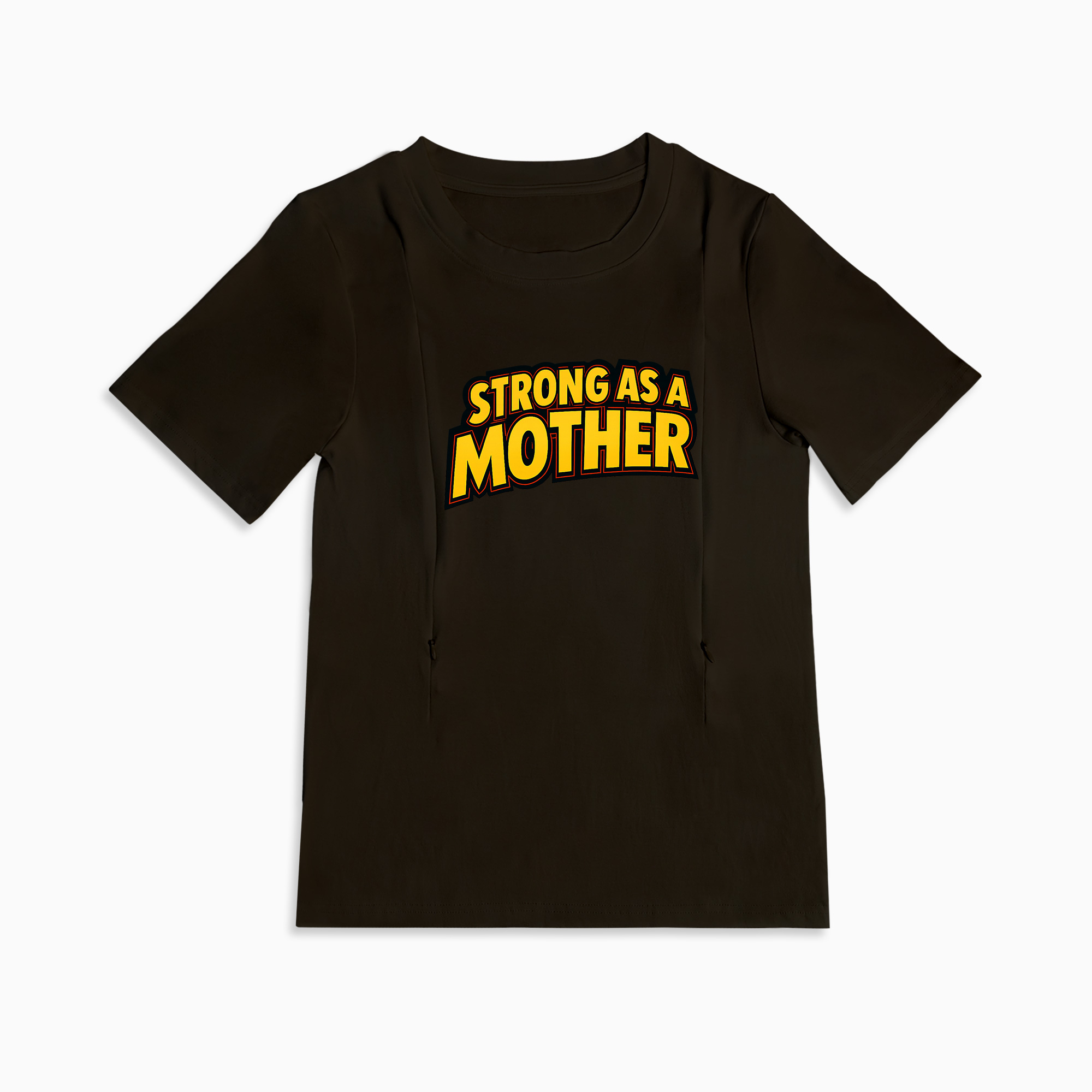 The Original Strong as a Mother Nursing Shirt | totkeeps | Side Zip
