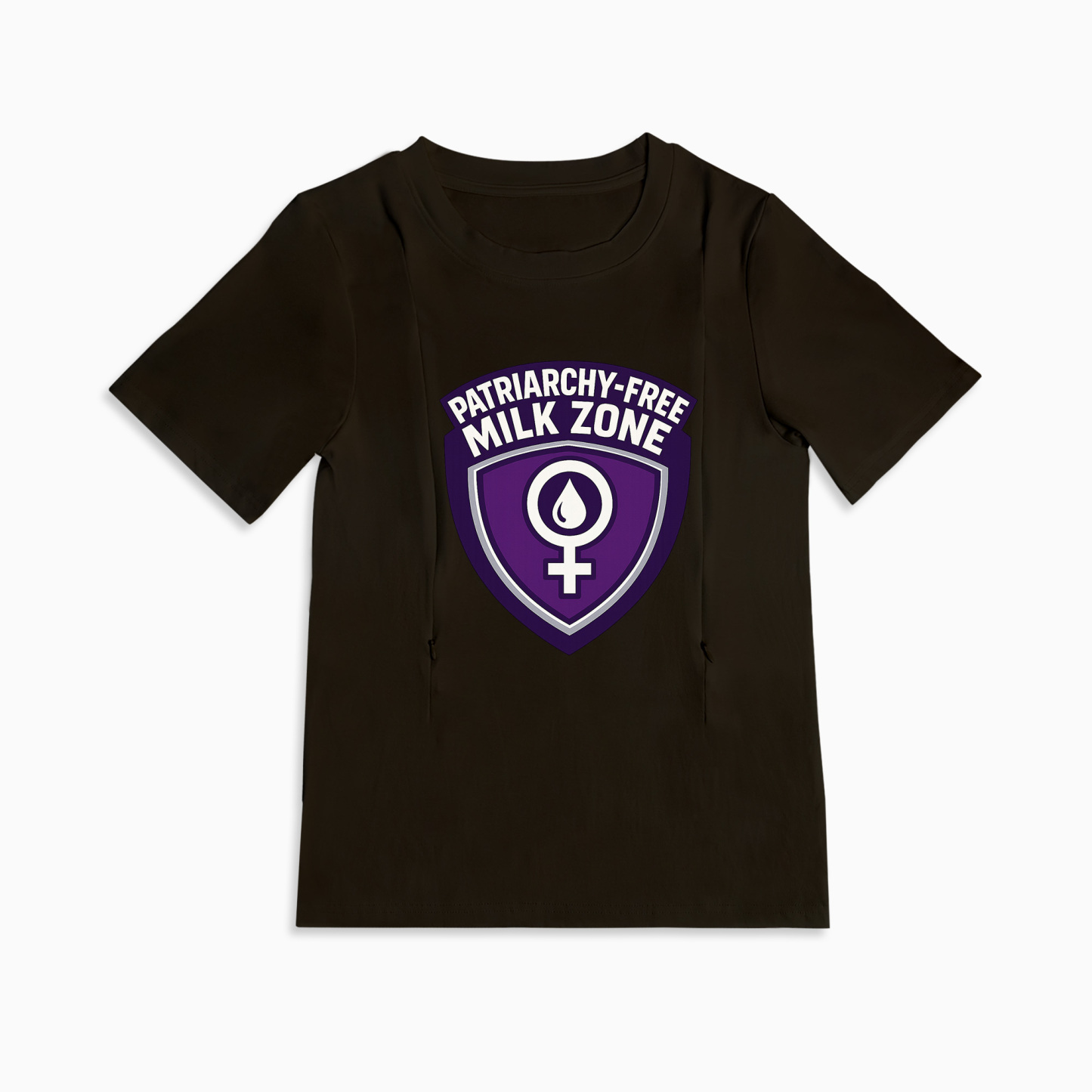 Statement Nursing Top | Patriarchy-Free Milk Zone | Eas | brand