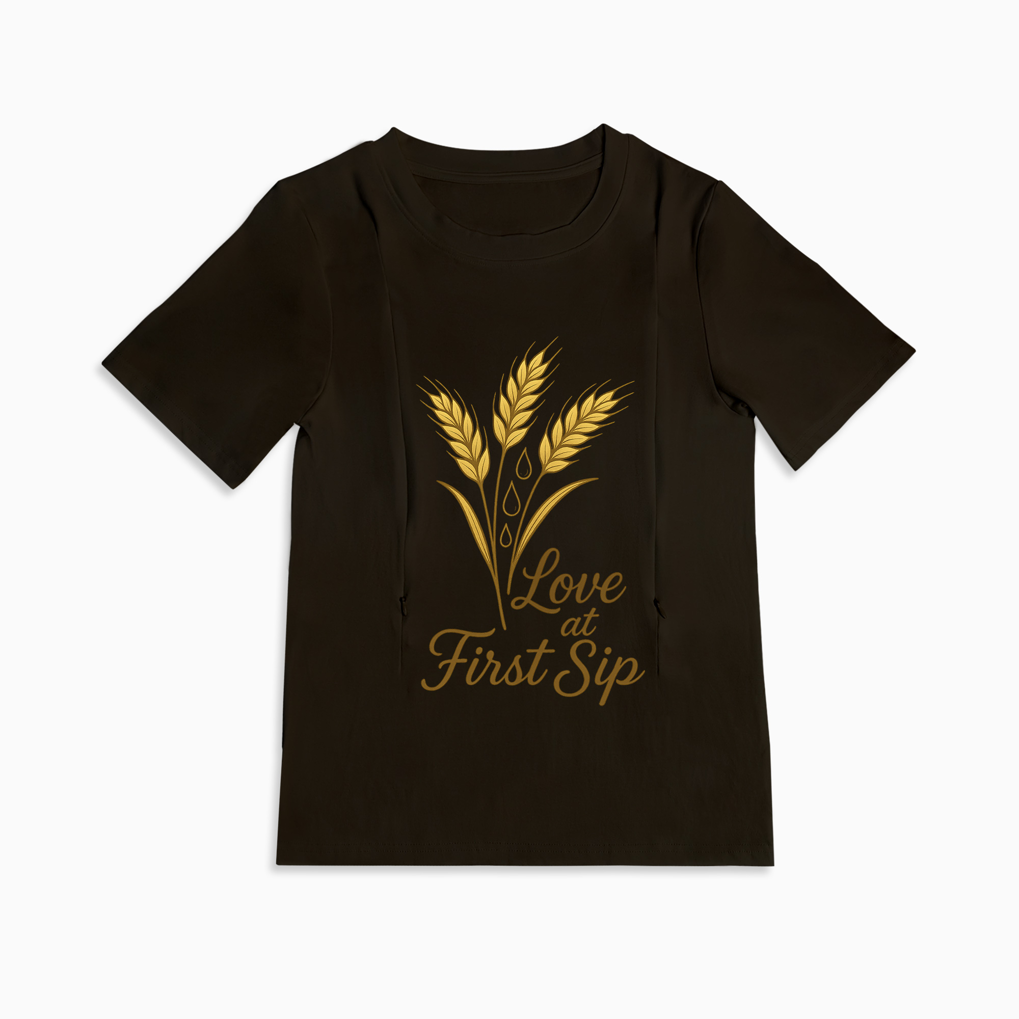 "Love at First Sip" Nursing Top | Effortless Breastfeeding Access