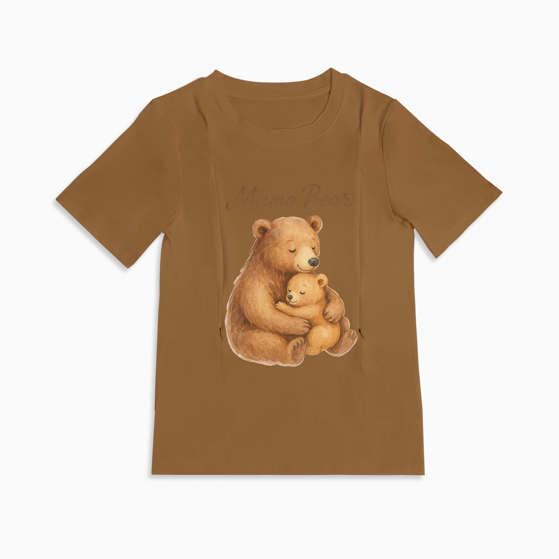 The Original Mama Bear Nursing Shirt | totkeeps | Side Zip Access
