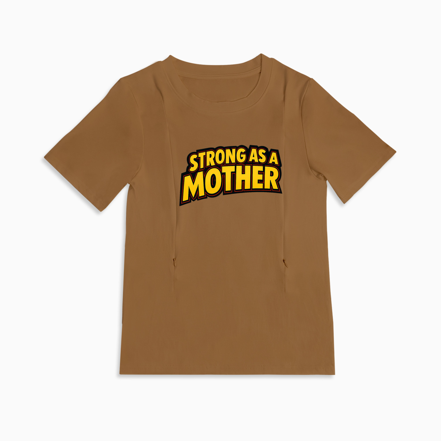 The Original Strong as a Mother Nursing Shirt | totkeeps | Side Zip