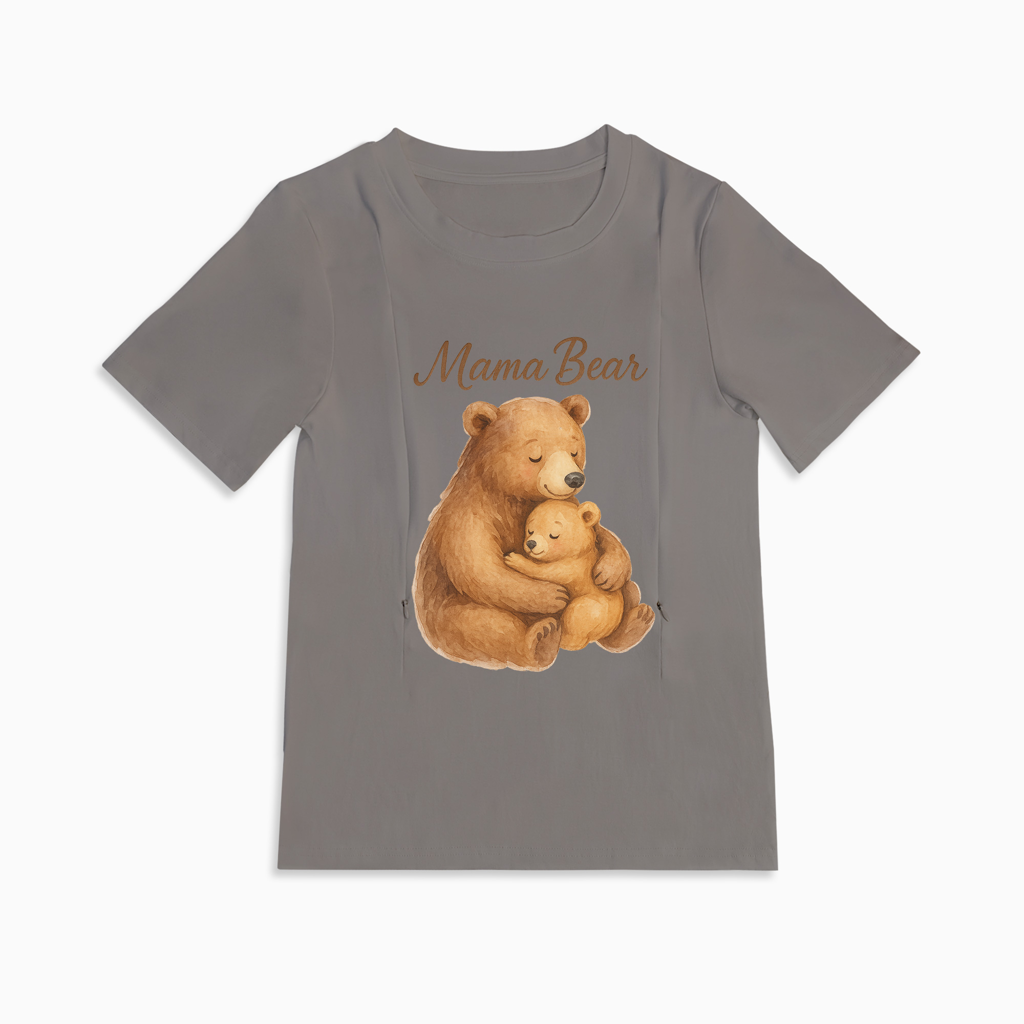 The Original Mama Bear Nursing Shirt | totkeeps | Side Zip Access