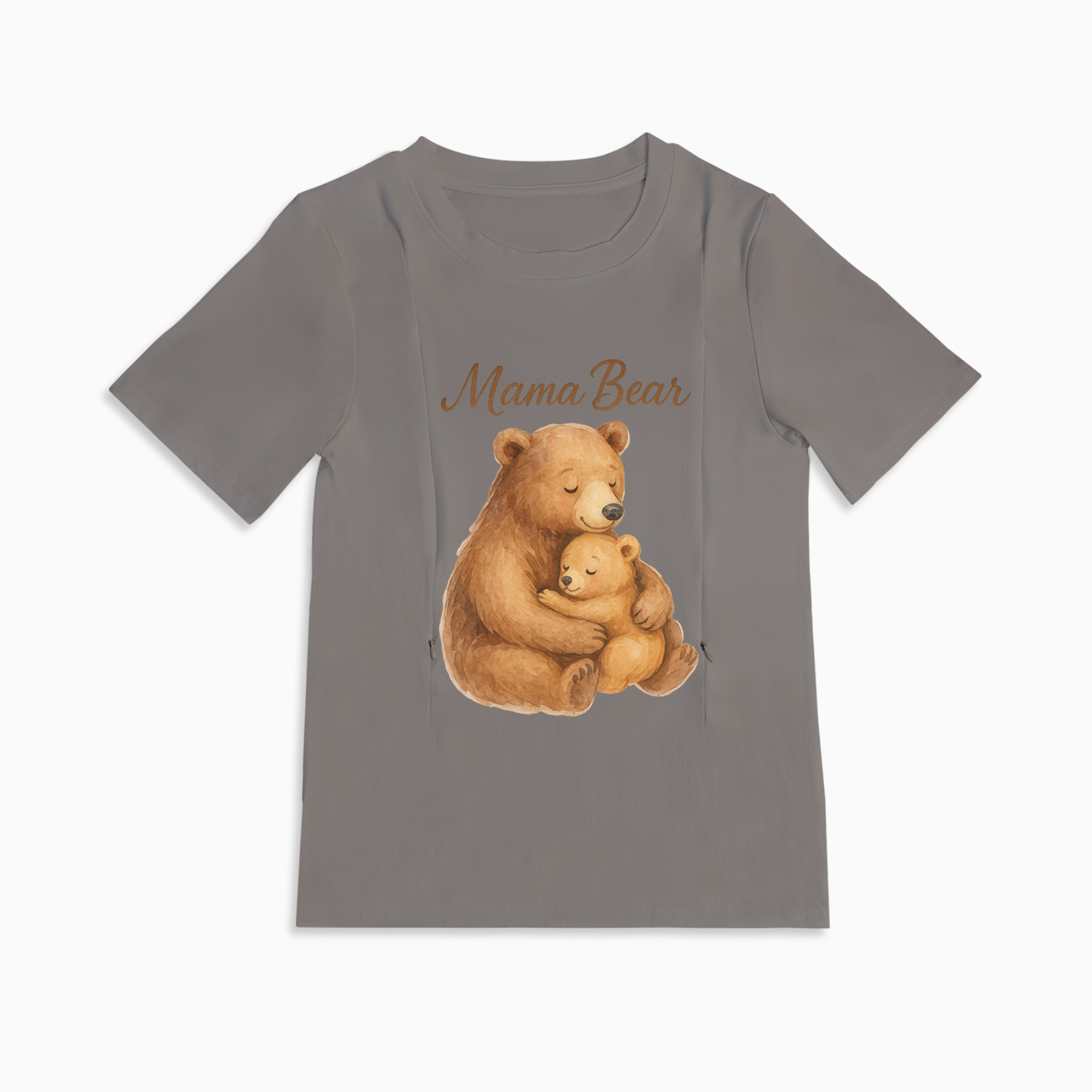 The Original Mama Bear Nursing Shirt | totkeeps | Side Zip Access