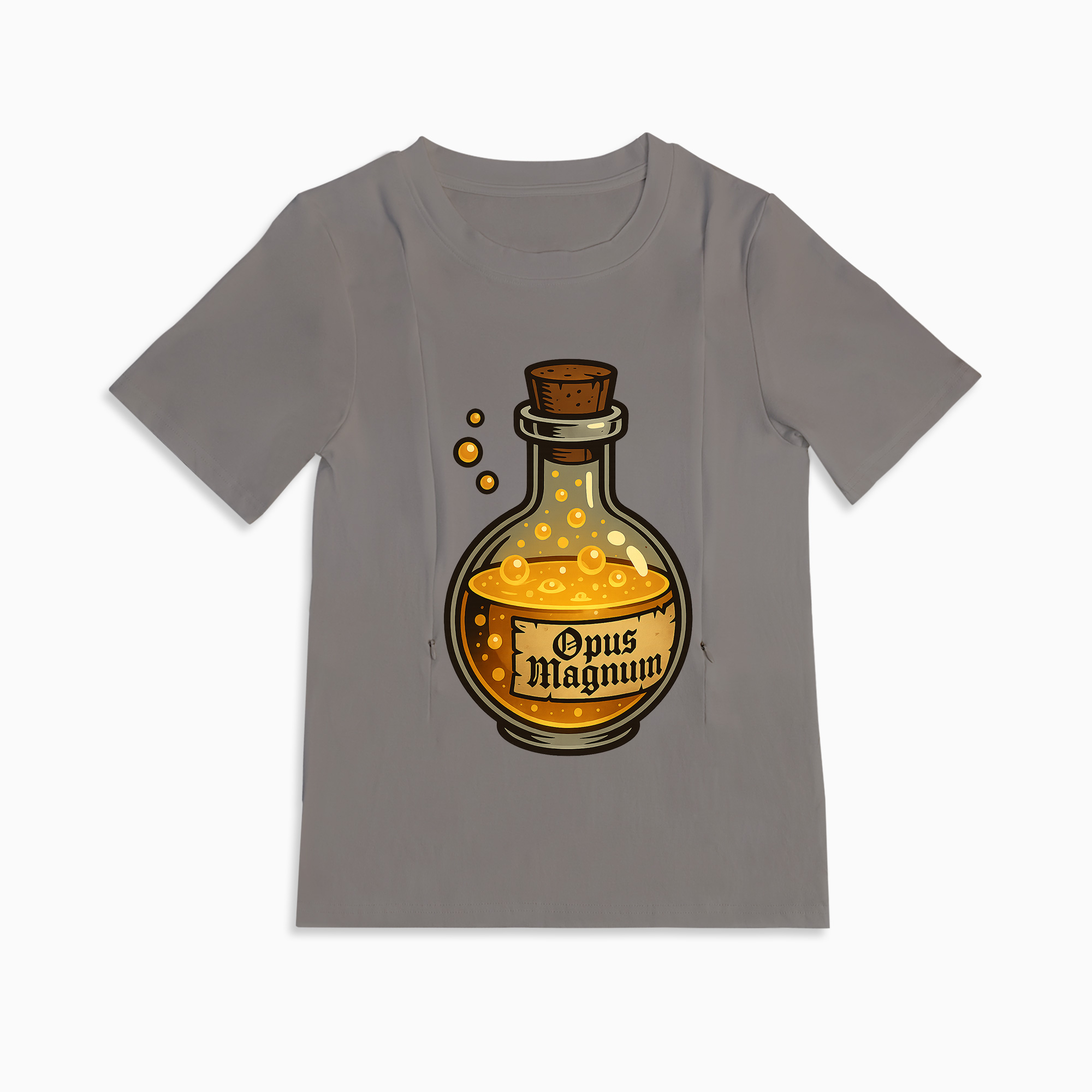 Liquid Gold Inside Tee | The Perfect Funny Zippered Nursing Shirt for Moms
