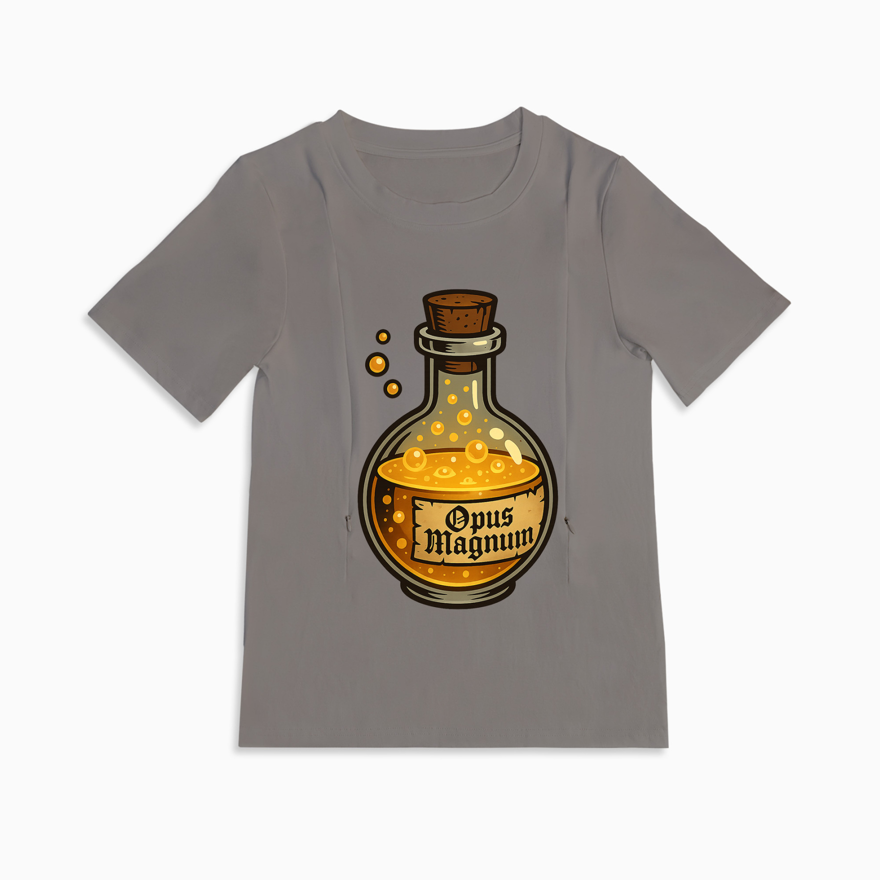 Liquid Gold Inside Tee | The Perfect Funny Zippered Nursing Shirt for Moms
