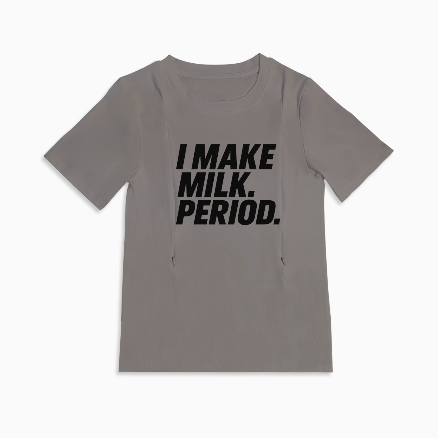 Cotton Nursing T-Shirt | Funny "I Make Milk" Slogan | Totkeeps