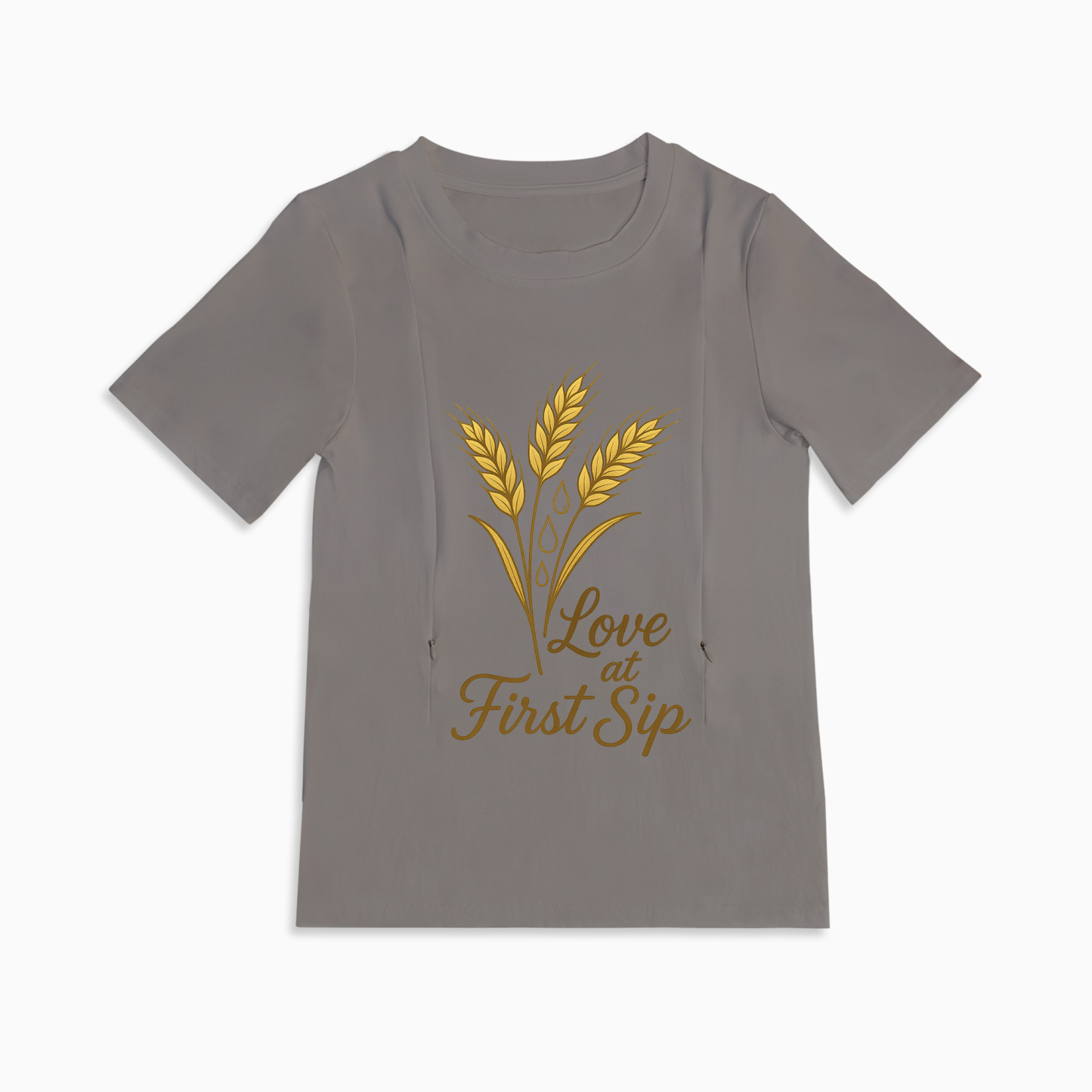 "Love at First Sip" Nursing Top | Effortless Breastfeeding Access