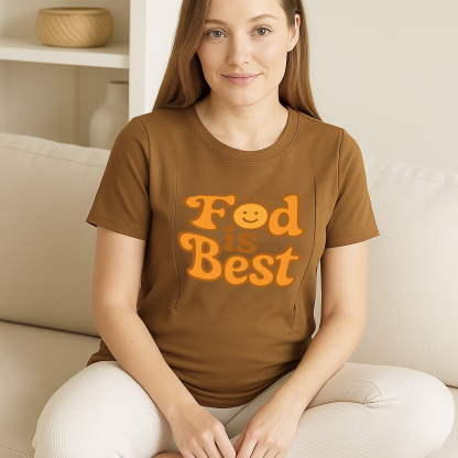 New Mom Gift: Fed Is Best Nursing Tee | Totkeeps
