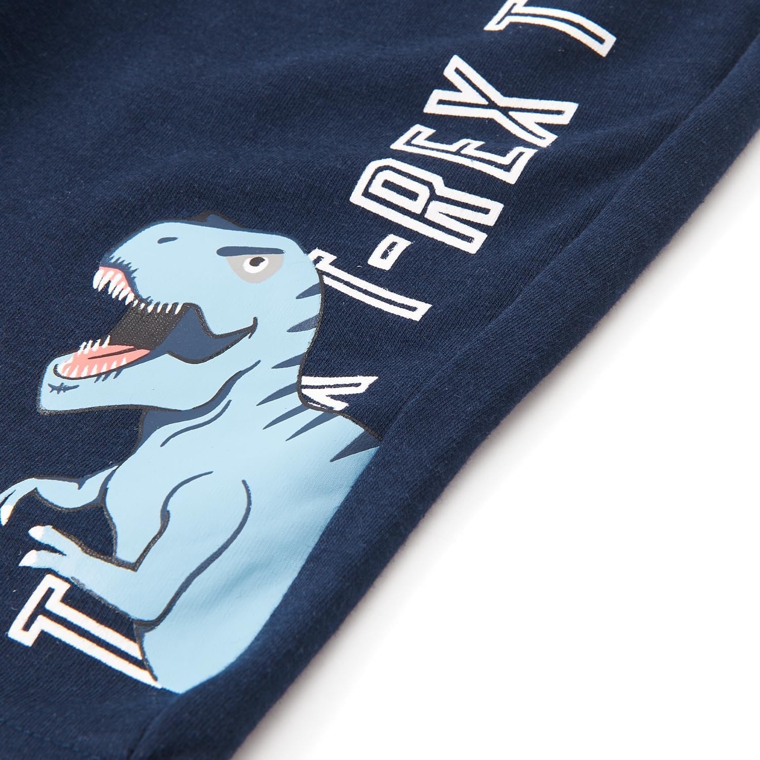 2pcs Toddler Boys Dinosaur Print Short Sleeve T-Shirt & Shorts