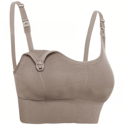 Front Opening Plus Size Seamless Feeding Bra