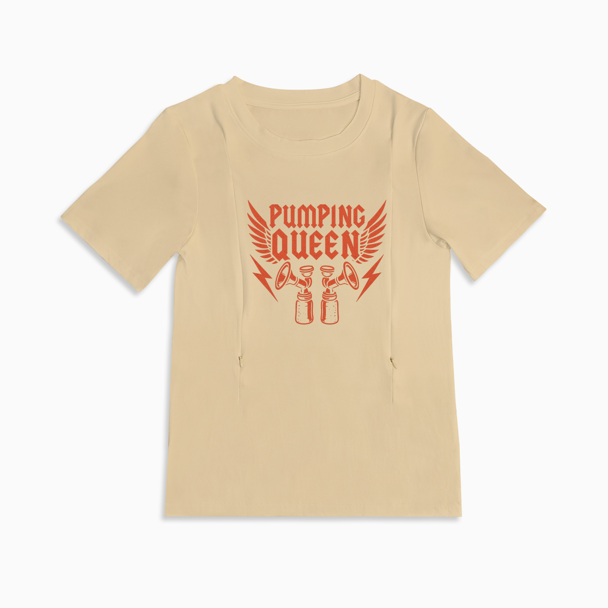 Empowering Pumping Top | Pumping Queen Tee | Easy Nursing Access