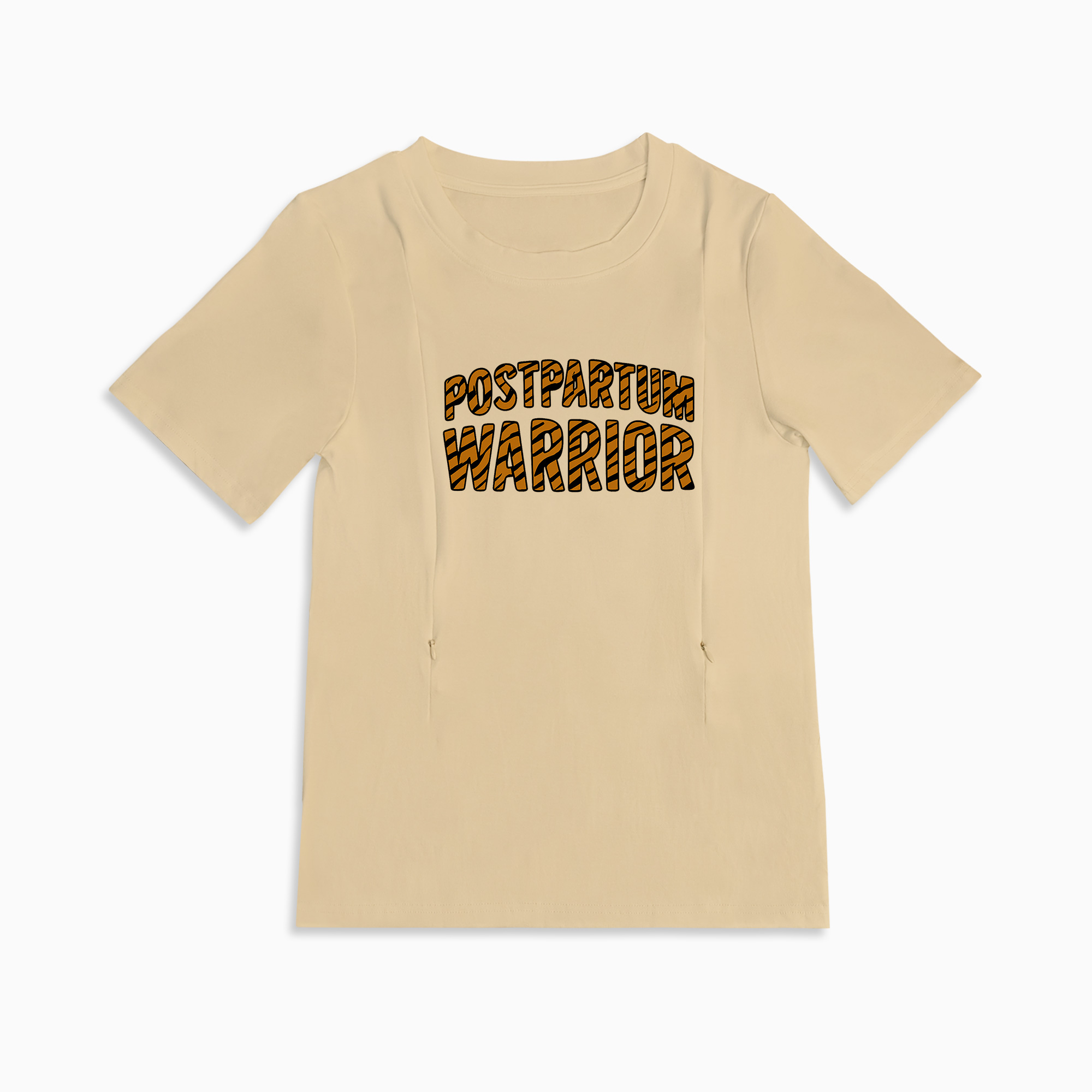 Empowering Mom T-Shirt with Nursing Zippers | Postpartum Warrior