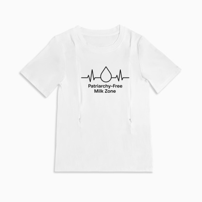 Side Zipper Breastfeeding Top | Patriarchy-Free Milk Zone | For New Moms