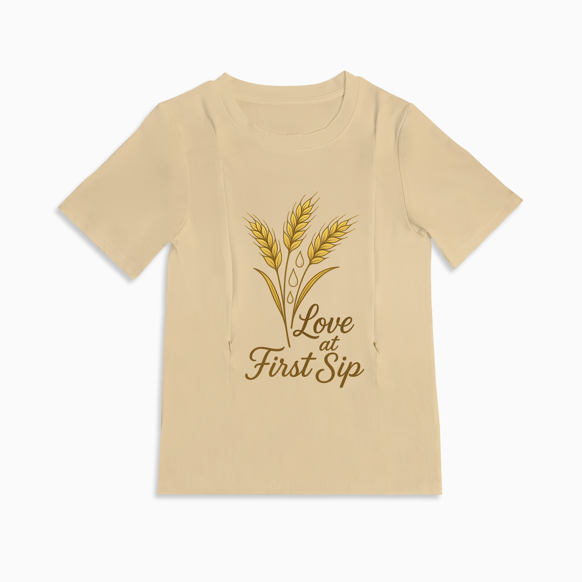 "Love at First Sip" Nursing Top | Effortless Breastfeeding Access