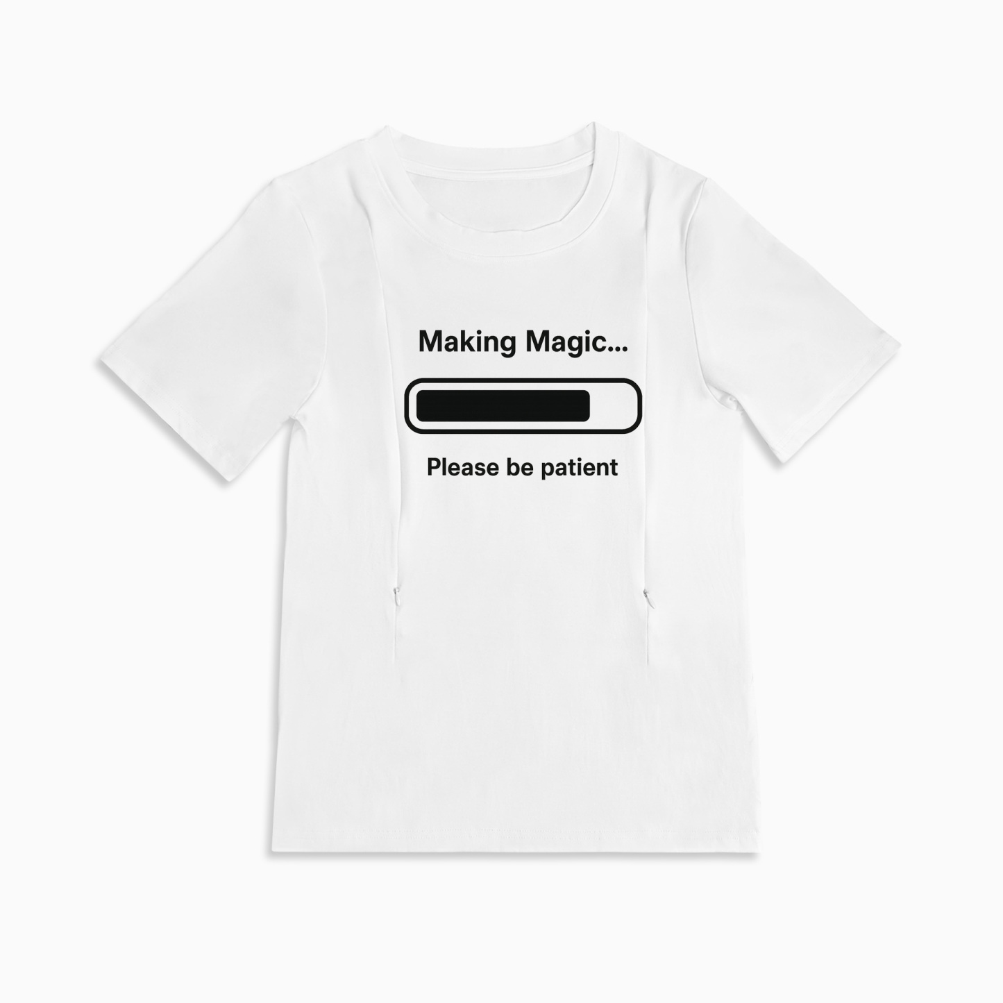 Easy Access Nursing Shirt | Feminist Milk Machine Slogan | Comfortable & Stylish