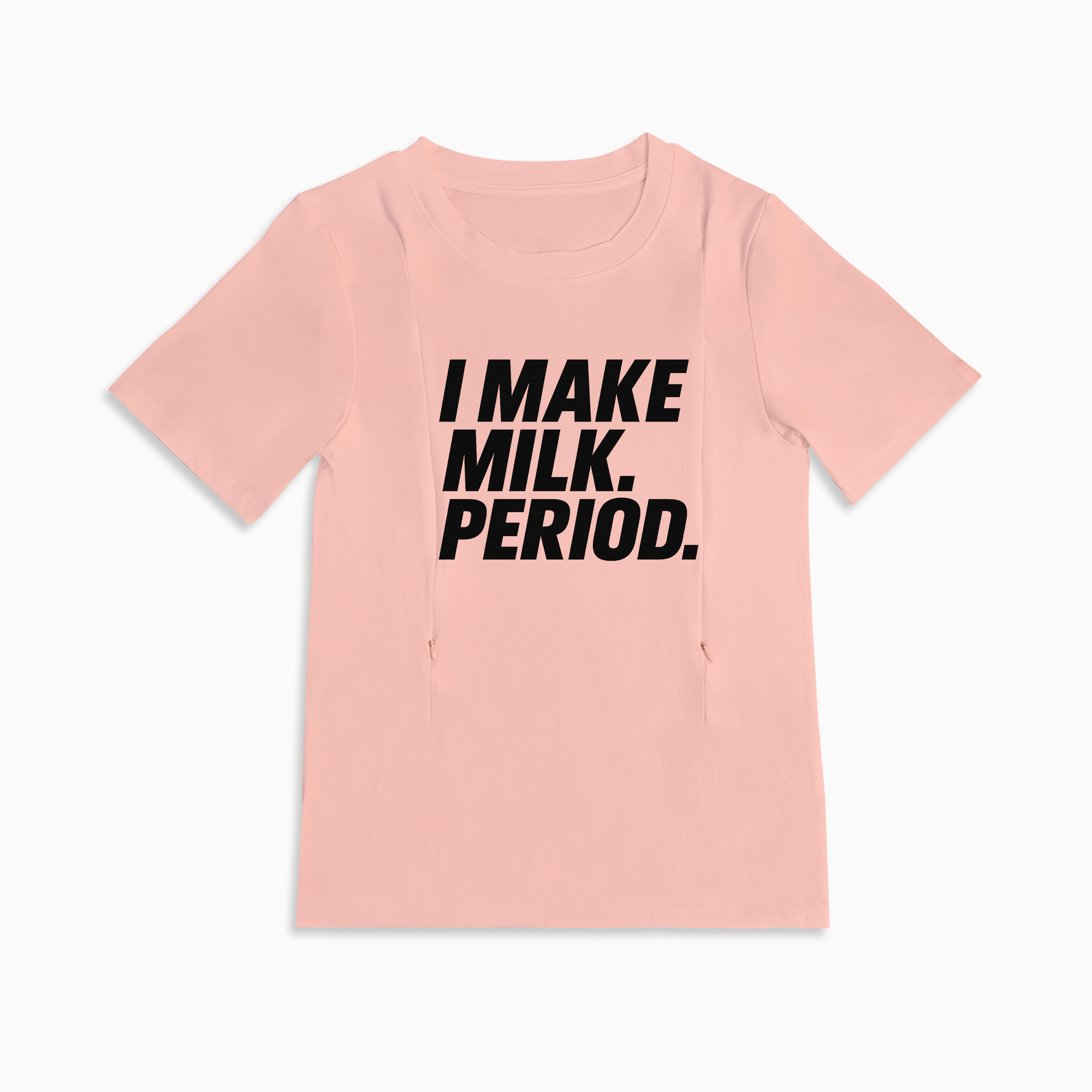 Cotton Nursing T-Shirt | Funny "I Make Milk" Slogan | Totkeeps