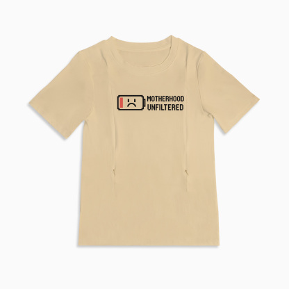 Soft Cotton Breastfeeding Shirt | Motherhood Unfiltered | totkeeps