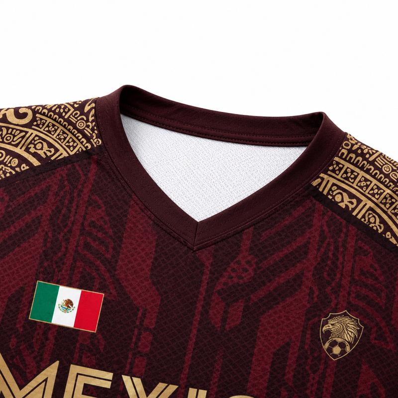 Mexico Heritage Eagle Performance Jersey – Premium Aztec-Inspired Fan Shirt